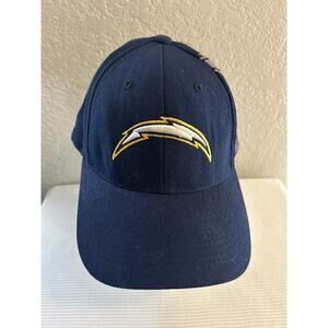 Chargers football NFL Reebok cap, Navy blue W/silver, Adjustable Back